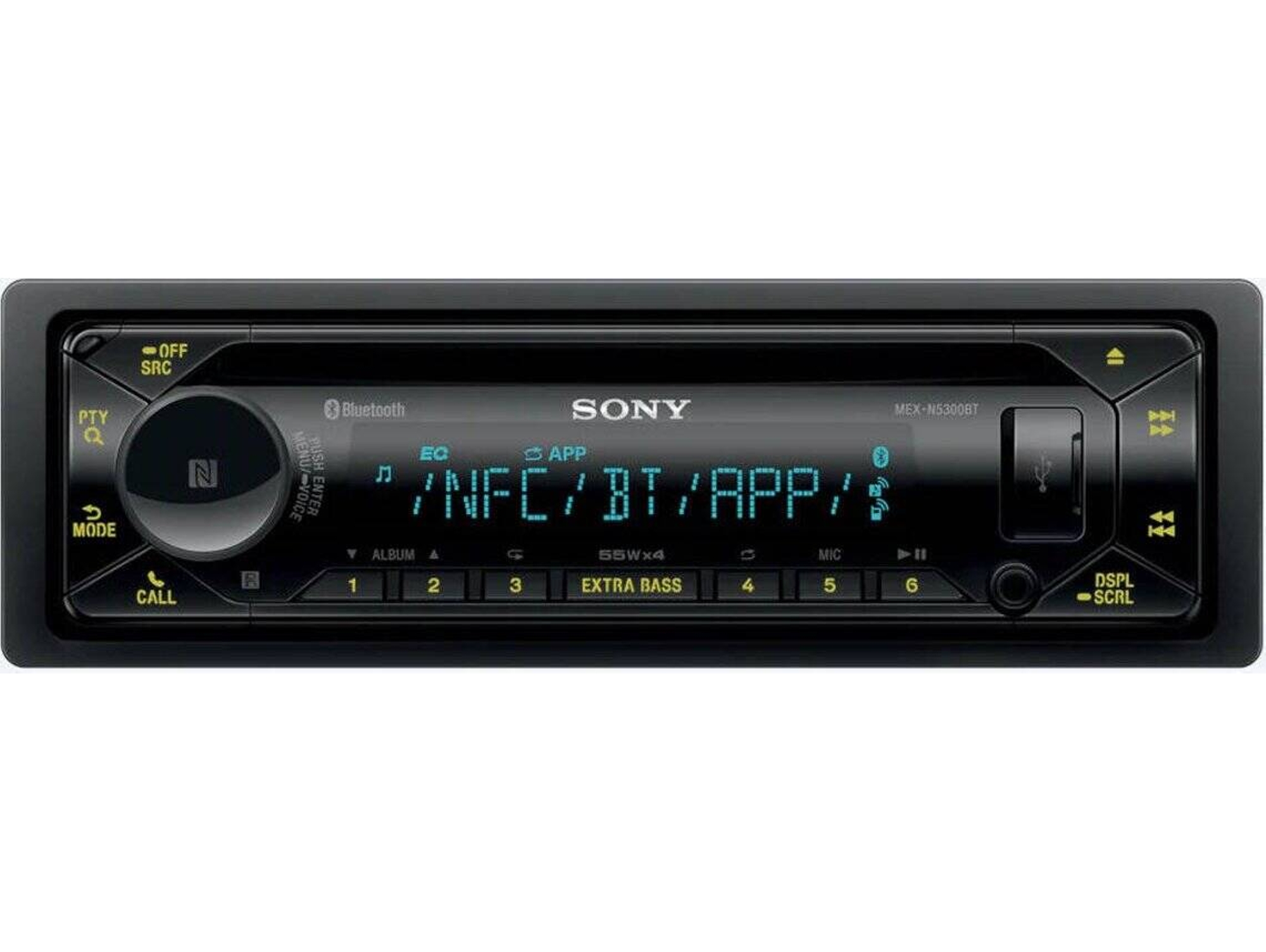 Autorradio SONY MEX-N5300BT (Bluetooth - USB - 4x 55W)