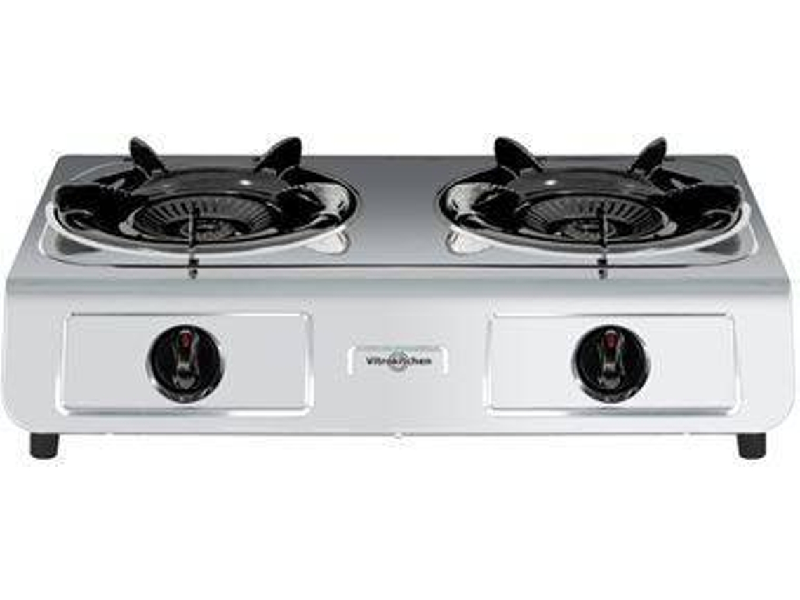 Vitrocerámica de Gas VITROKITCHEN NA (Gas butano propano - 56 cm - Acero Inoxidable)