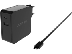 Cargador para portátil MITSAI (USB-C - 45 W - Negro)