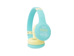 Auriculares Bluetooth MR. WONDERFUL Smile (On ear - Azul)