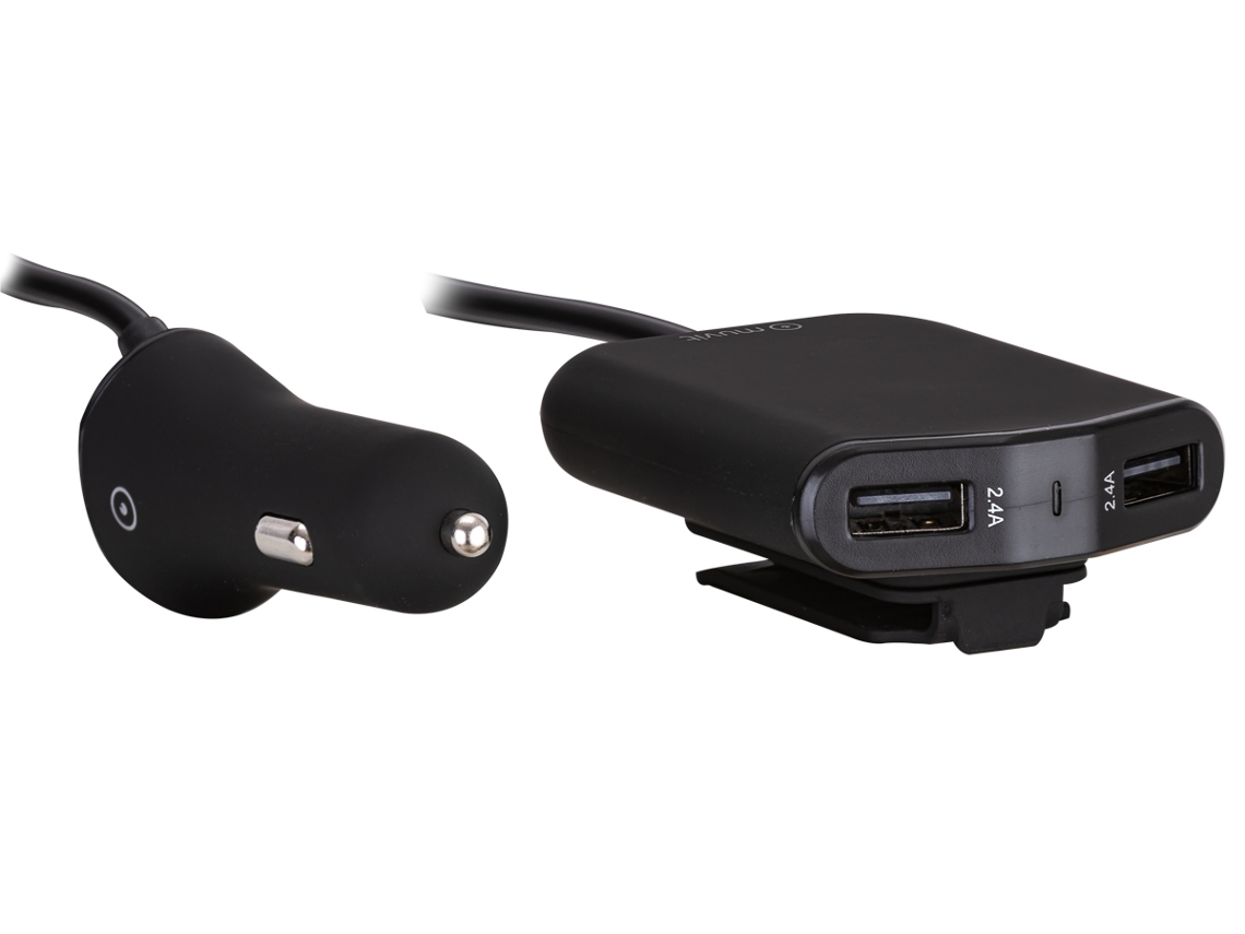 Cargador Encendedor MUVIT (6 USB - Negro)