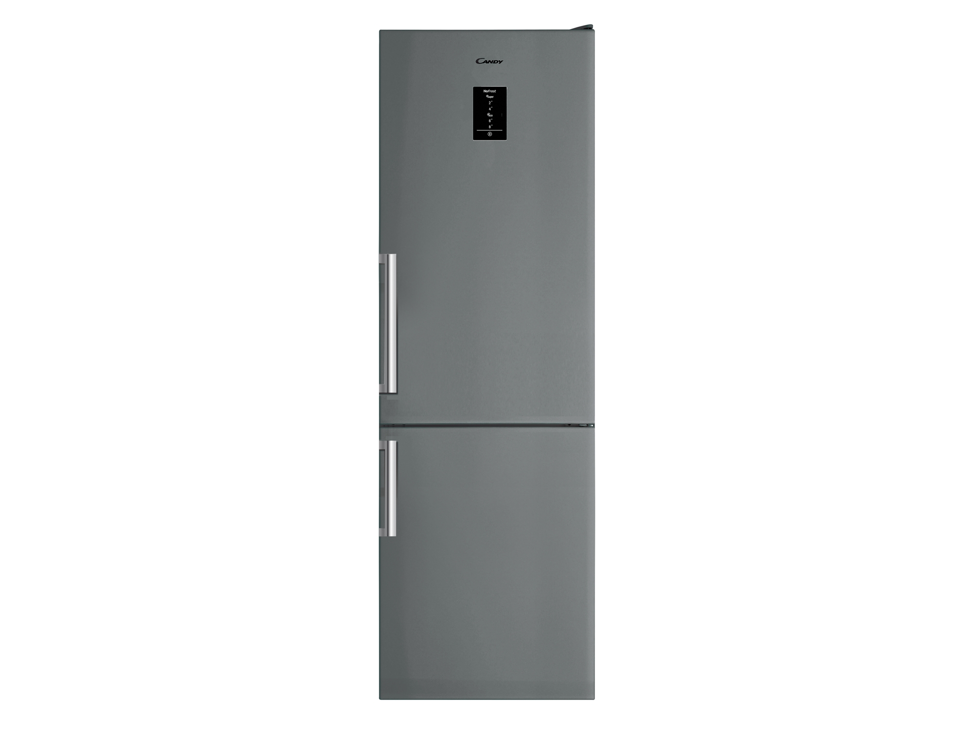 Frigorífico Combi CANDY CVBN 6184 (No Frost - 186 cm - 302 L - Inox)