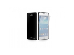 Carcasa y Protector de Pantalla Samsung Galaxy Core 2 SBS Aero Negro