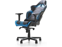 Silla Gaming DXRACER OH/RV131/NB (Hasta 113.4 kg - Elevador a Gas Clase 4 - Negro y Azul)