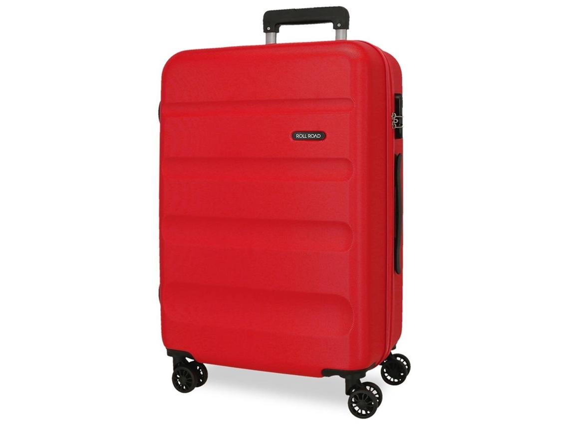 Maleta de Viaje Mediana ROLL ROAD Flex Rojo (65x46x23cm - 56L)