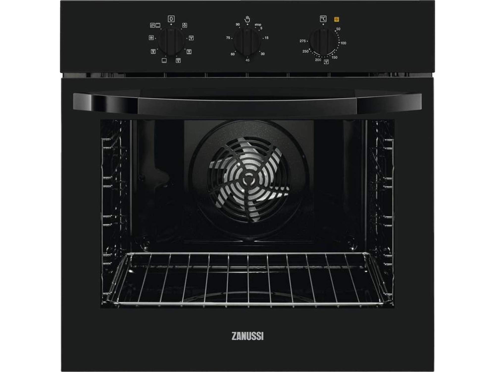 Horno ZANUSSI ZOB22601BU (72 L - 59.4 cm - Hidrolítico - Negro)