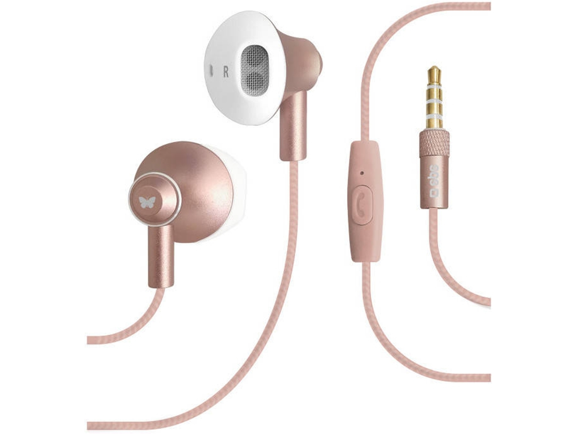 Auriculares con Cable SBS Teslearshinyp (In Ear - Micrófono)