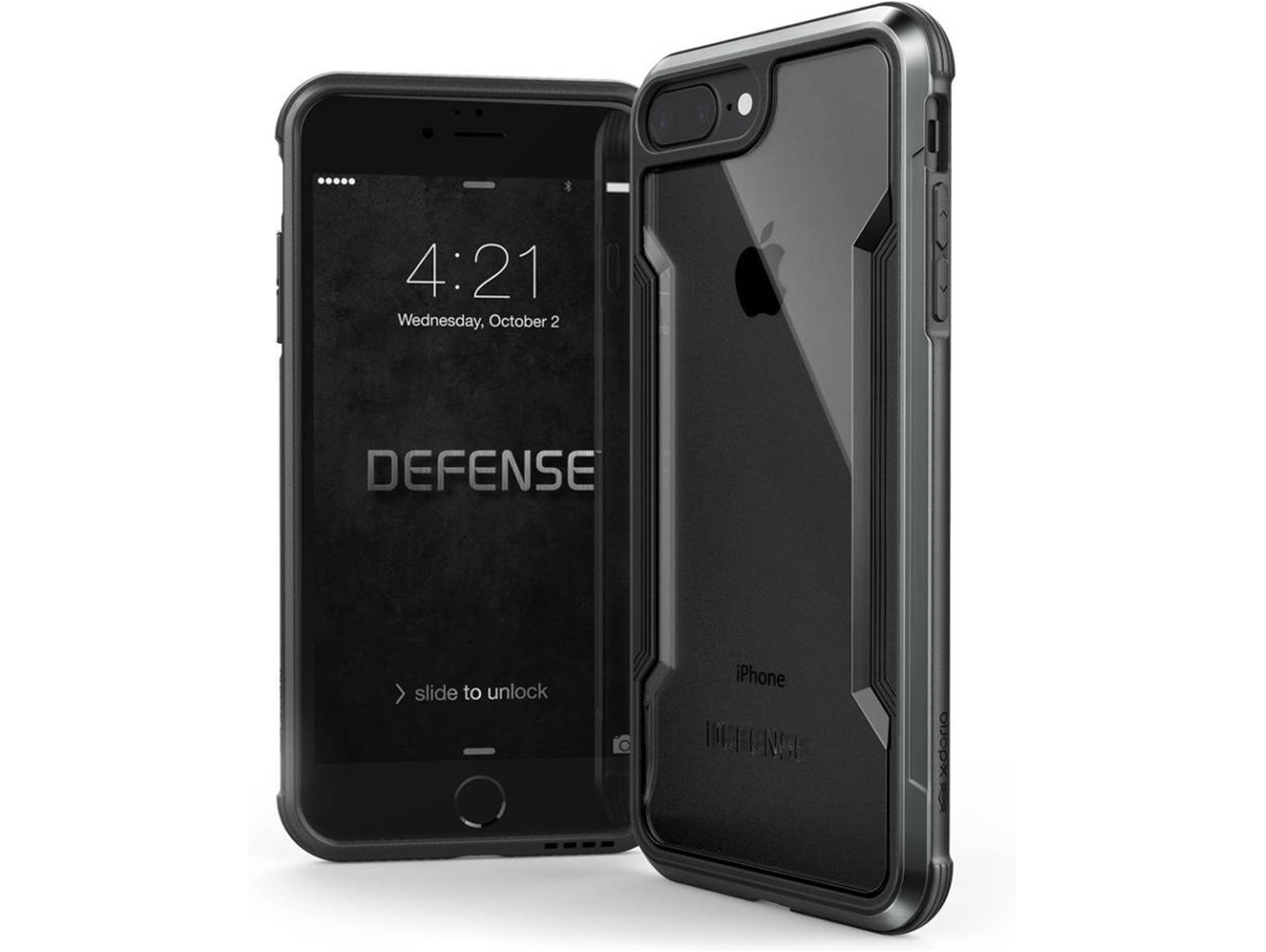 Carcasa iPhone 8 Plus XDORIA Defense Shield Negro
