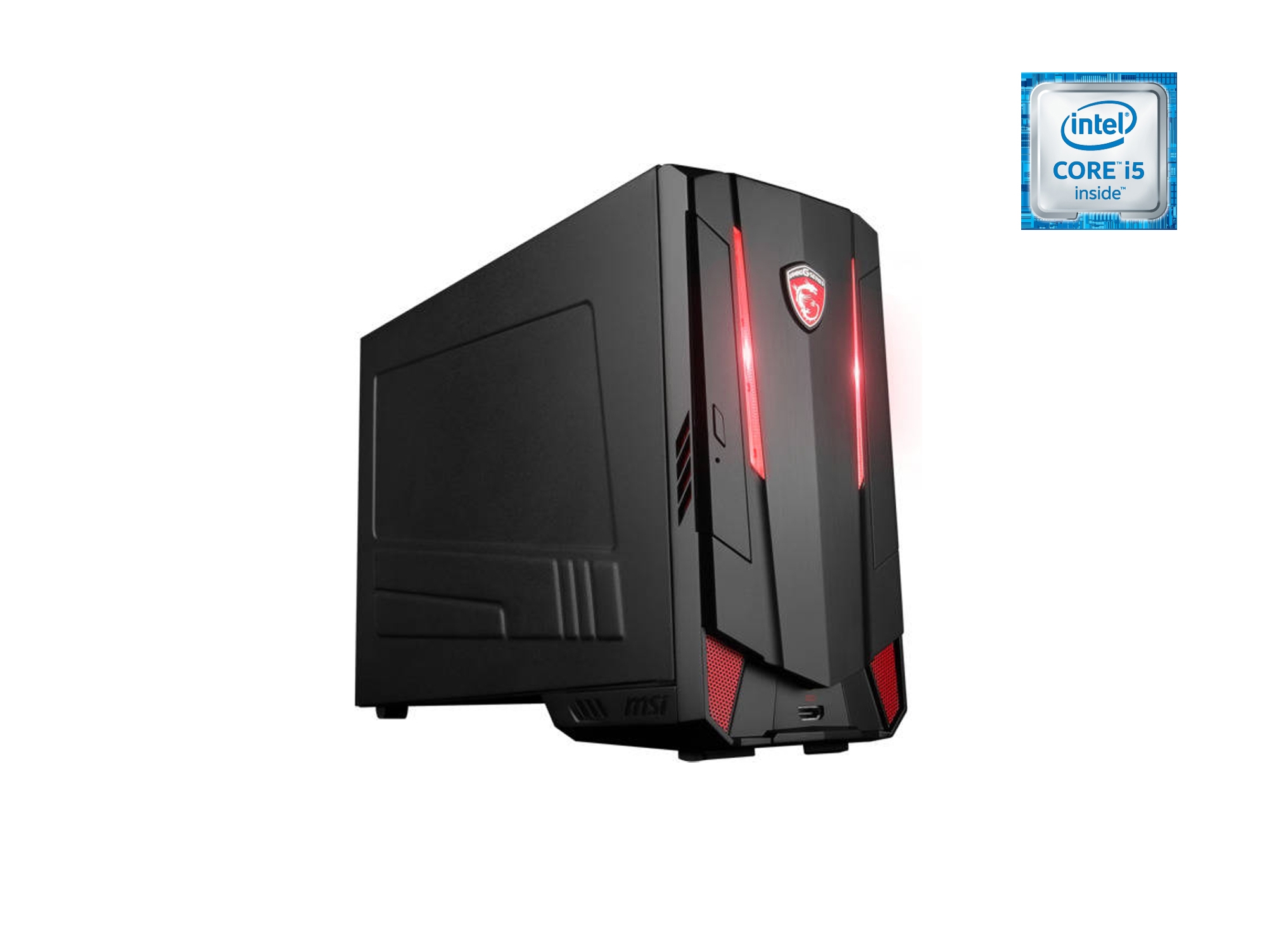 Desktop Gaming MSI NBLADE MI3-7RB-006 (Intel Core i5-7400 - NVIDIA GeForce GTX 1050 Ti - RAM: 8 GB - 1 TB HDD)