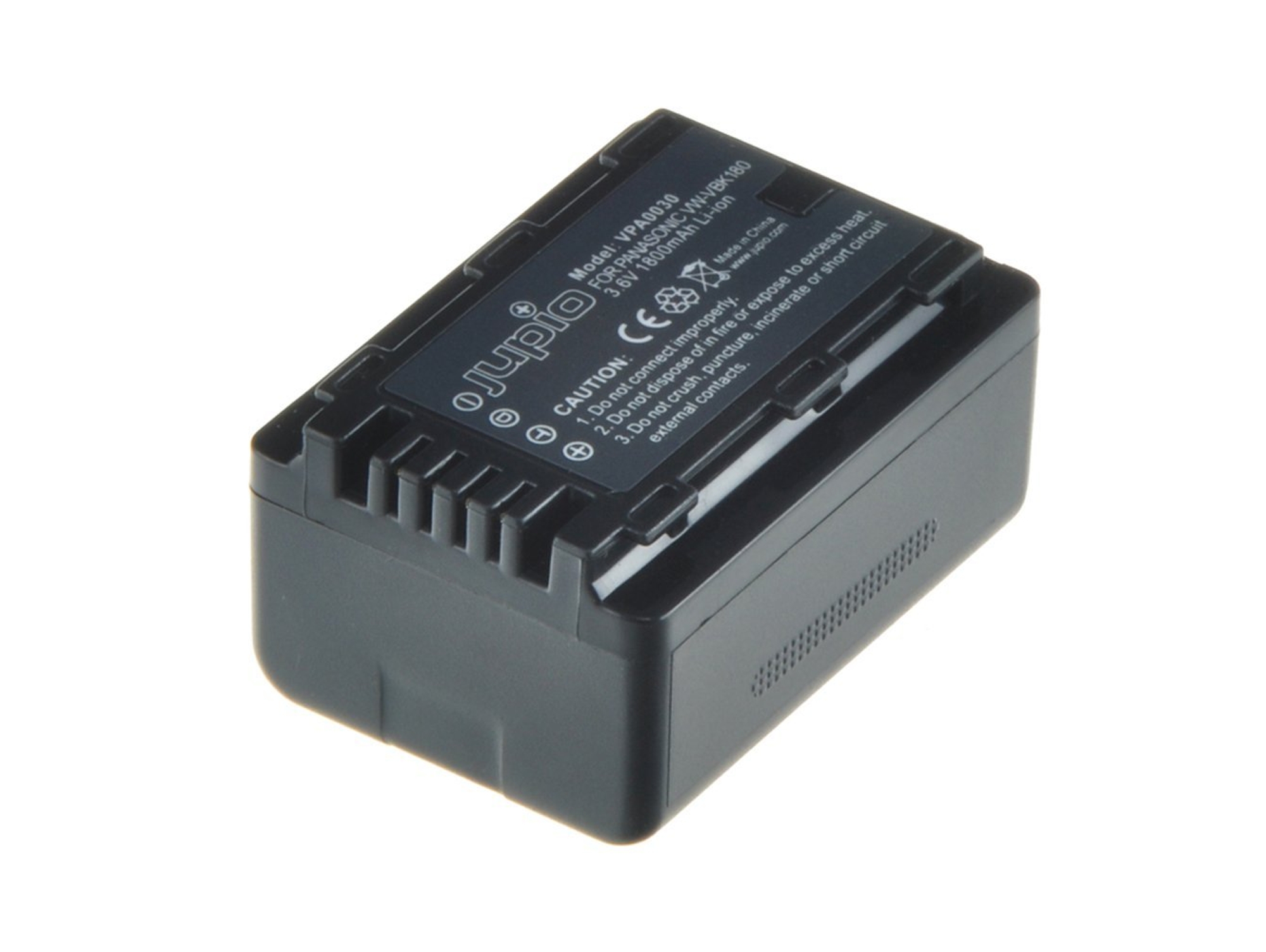 Batería JUPIO VPA0030 para Panasonic VW-VBK180 1800 mAh