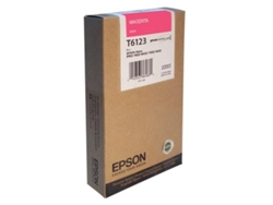 Cartucho de tinta original EPSON, T6123 220 ml, Magenta, C13T612300
