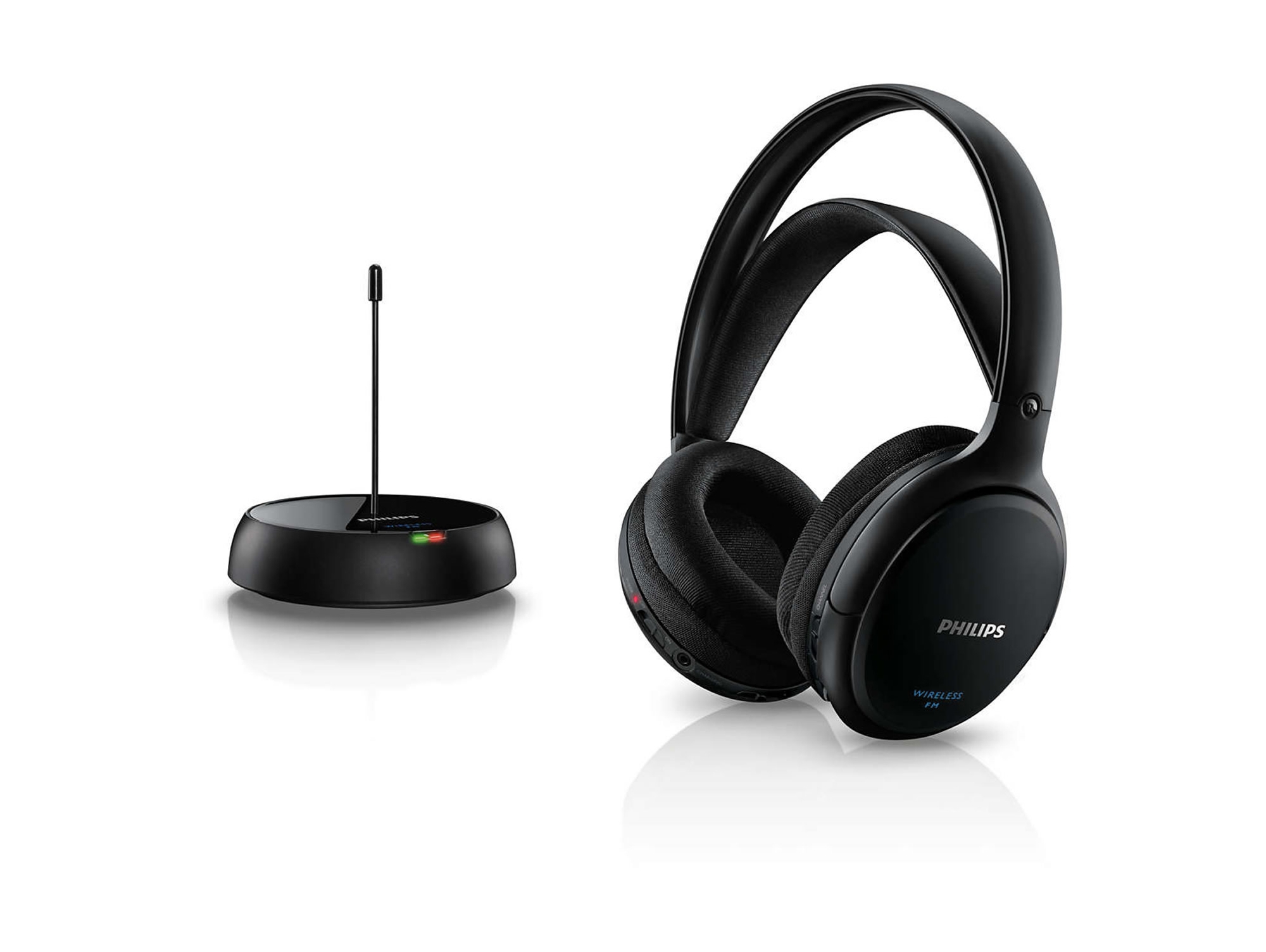 Auriculares Inalámbrico PHILIPS Shc5200 (Over Ear - Negro)