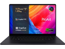 Portátil ASUS OLED H7606WP-SC105W Copilot+ PC (16'' - AMD Ryzen AI 9 HX 370 - RAM: 64 GB - 2 TB SSD - NVIDIA GeForce RTX 5070)