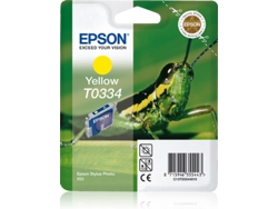 Cartucho de tinta original EPSON, T0334, Saltamontes 17 ml, Amarillo, C13T03344010