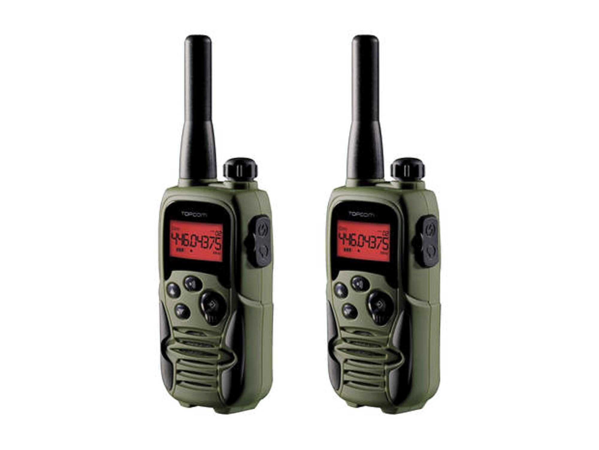 Walkie-talkie TOPCOM RC-6406 (8 Canales - 10 Km - Hasta 10h de autonomía - Verde, Negro)