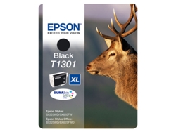 Cartucho de tinta original EPSON T1301 , C13T13014020 Negro Ciervo -