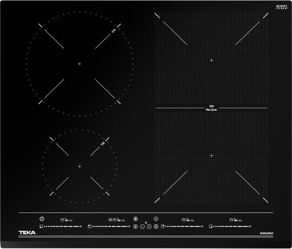 Placa Flex de Inducción TEKA IZF 64440 BK (Elétrica - 60 cm - Negro)