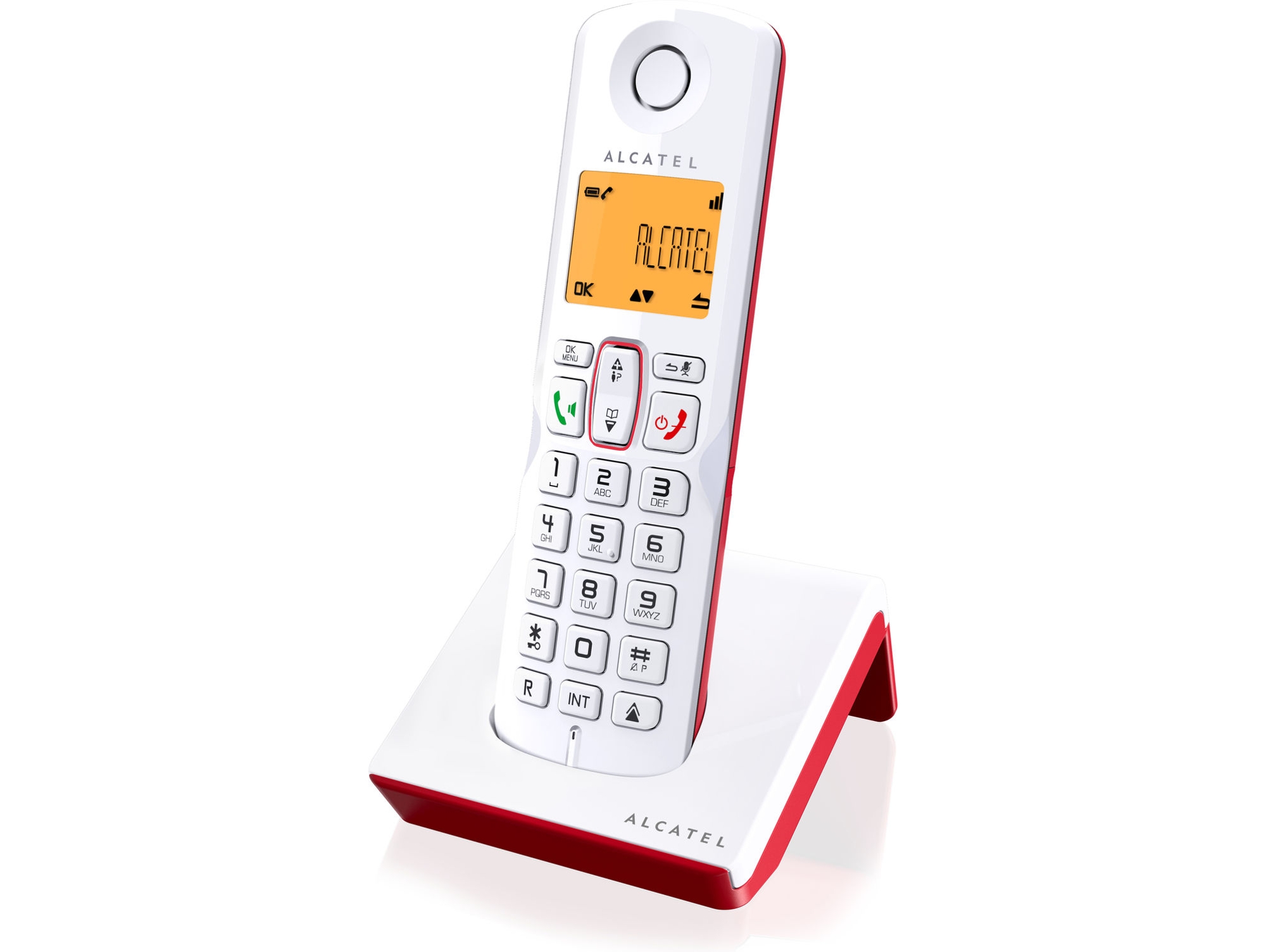 Teléfono Inalámbrico ALCATEL S250 Rojo