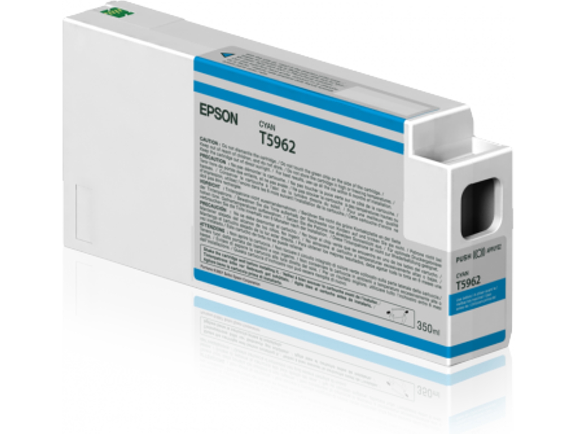 Cartucho de tinta original EPSON, T5962 350 ml, Cian, C13T596200