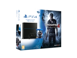 PS4 1TB + Uncharted 4: El Desenlace del Ladrón