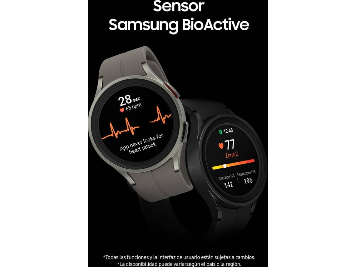 Smartwatch SAMSUNG Galaxy Watch Pro 45mm LTE Negro Worten Canarias - Main Image