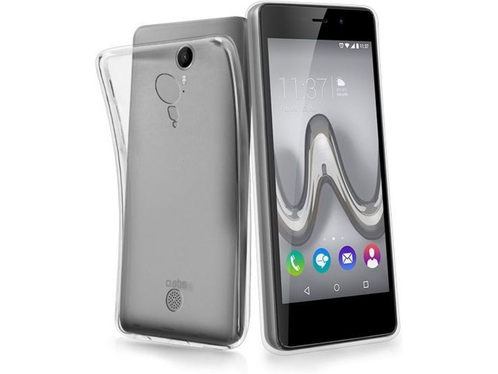 Carcasa SBS Skinny Wiko Tommy transparente