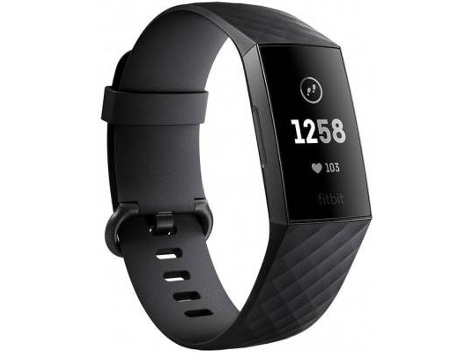 Pulsera de actividad FITBIT Charge 3 (Bluetooth - Hasta 7 días de autonomía - Resistente al agua - Negro)