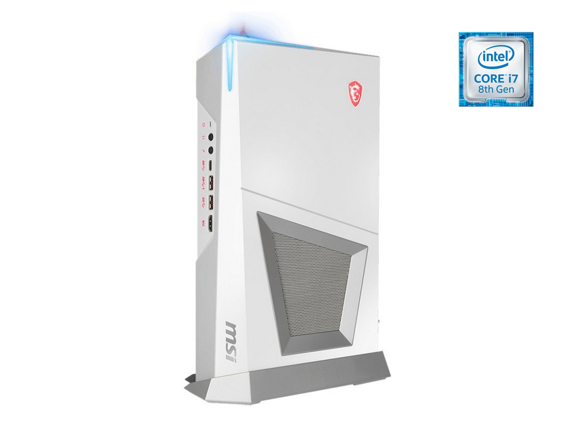 Desktop Gaming MSI Trident 3 Arctic 8RC-209XEU (Intel Core i7-8700 - NVIDIA GeForce GTX 1060 AERO ITX OC - RAM: 16 GB - 512 GB SSD)