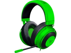 Auriculares Gaming Con Cable RAZER Kraken V2 Oval (Over Ear - Multiplataforma - Noise Cancelling - Verde)