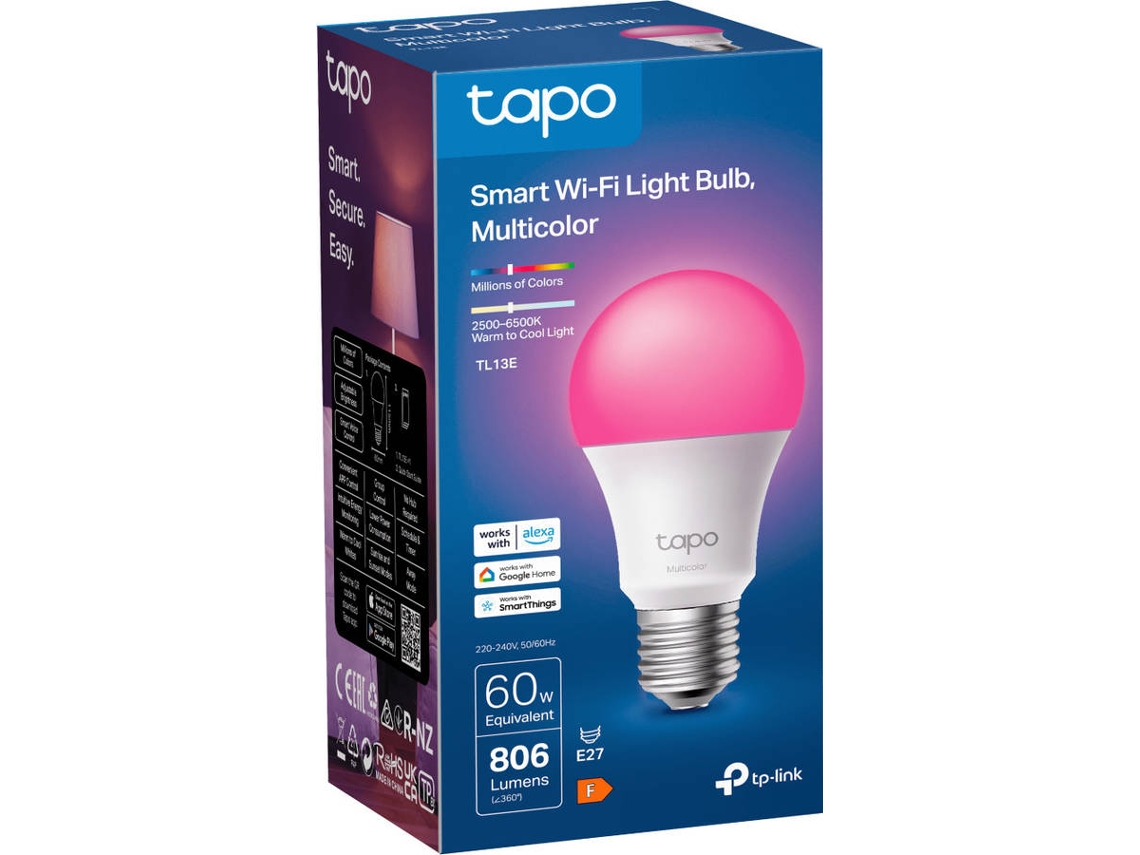 Bombilla inteligente TAPO TP-Link multicolor TL13E 