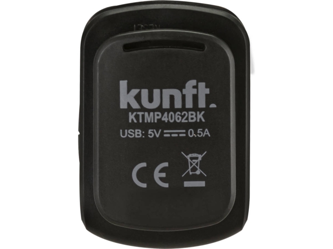 Reproductor MP3 KUNFT M211 (Negro - 4 GB)