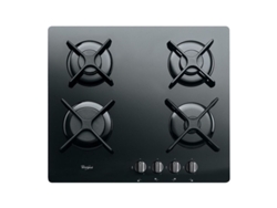 Placa de Gas WHIRLPOOL GOR 6414/NB (Gas Natural - 60 cm - Negro)