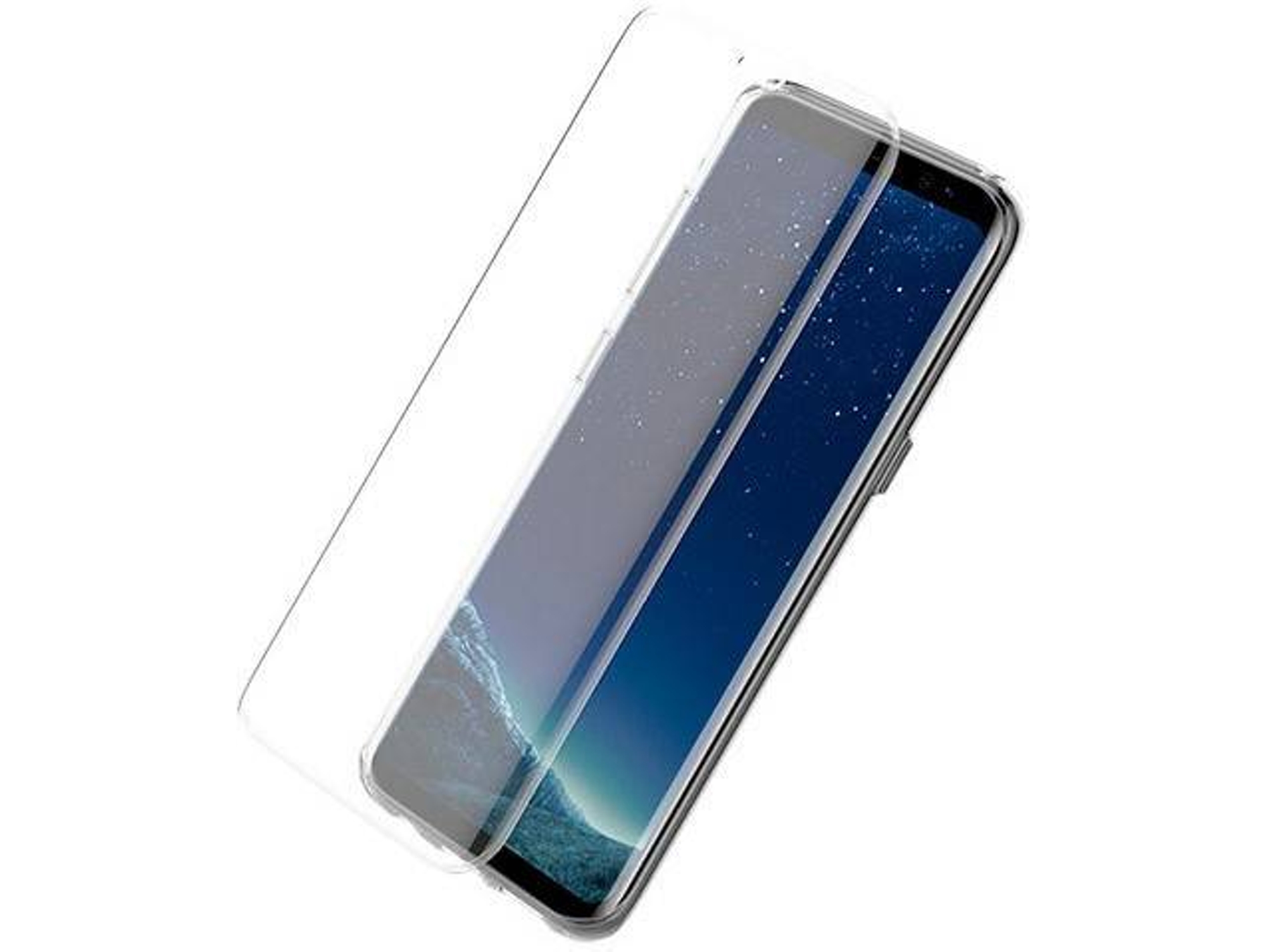 Carcasa y protector de cristal templado OTTERBOX Clearly Samsung Galaxy S8+ transparente