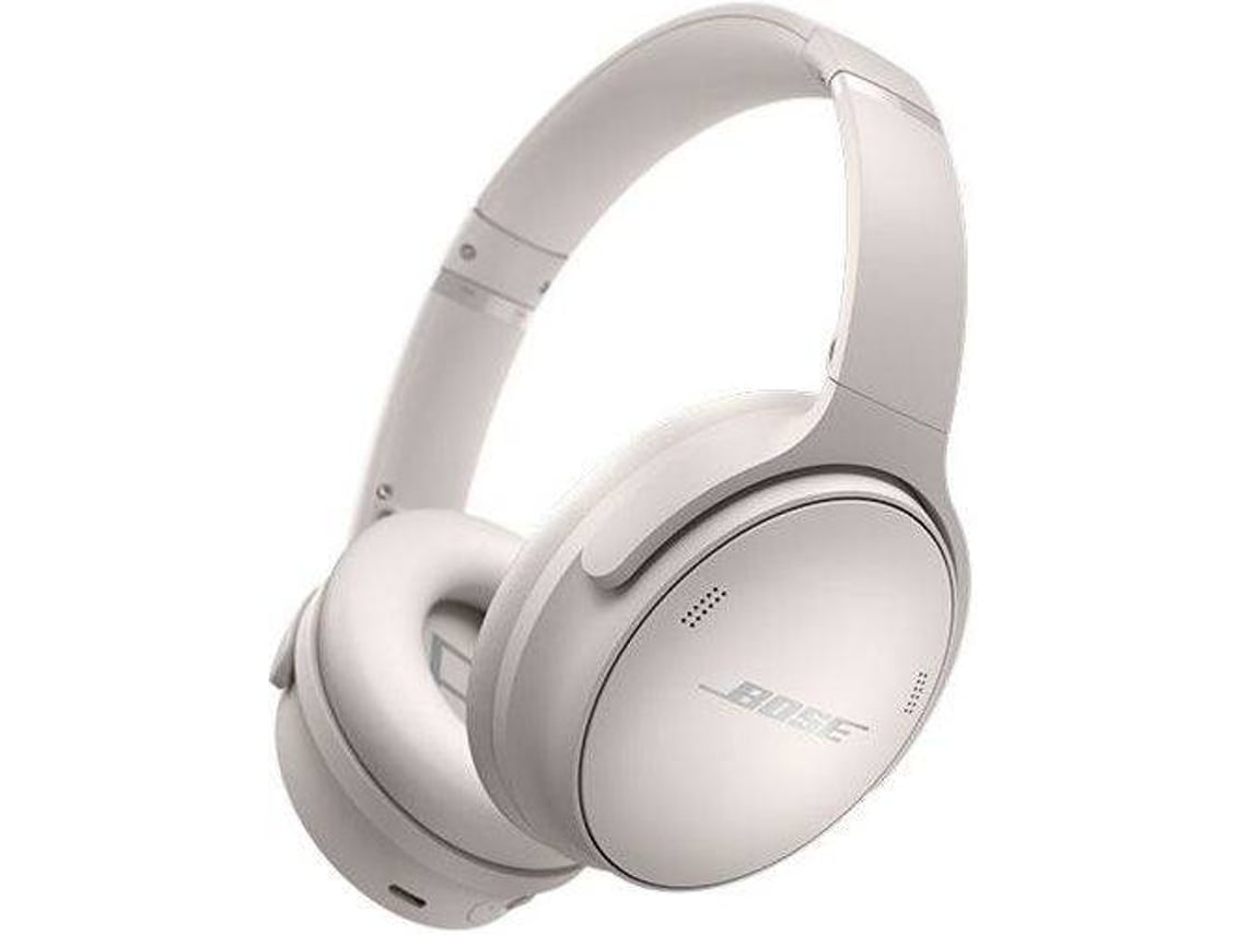 Auriculares Bluetooth BOSE Qc 45 (On Ear - Micrófono - Noise Cancelling -  Blanco)