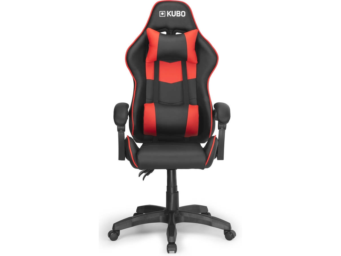 Silla Gaming KUBO Rojo (Hasta 130 kg - Elevador a Gás Clase 3)