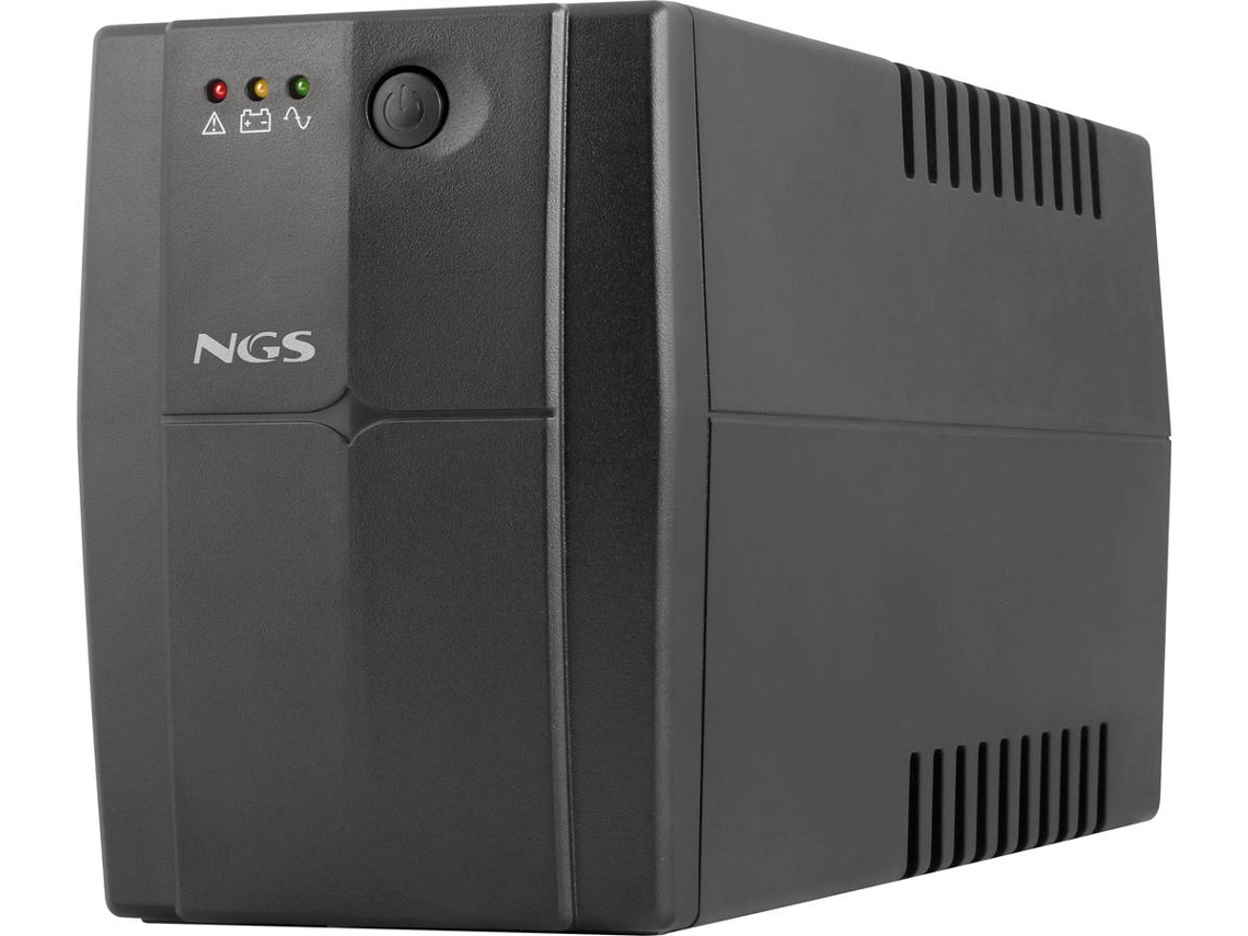 UPS NGS Fortress 900 v3 con Protección Contra Sobrecarga  (2 tomas - Negro - 10 x 30 x 14 cm)