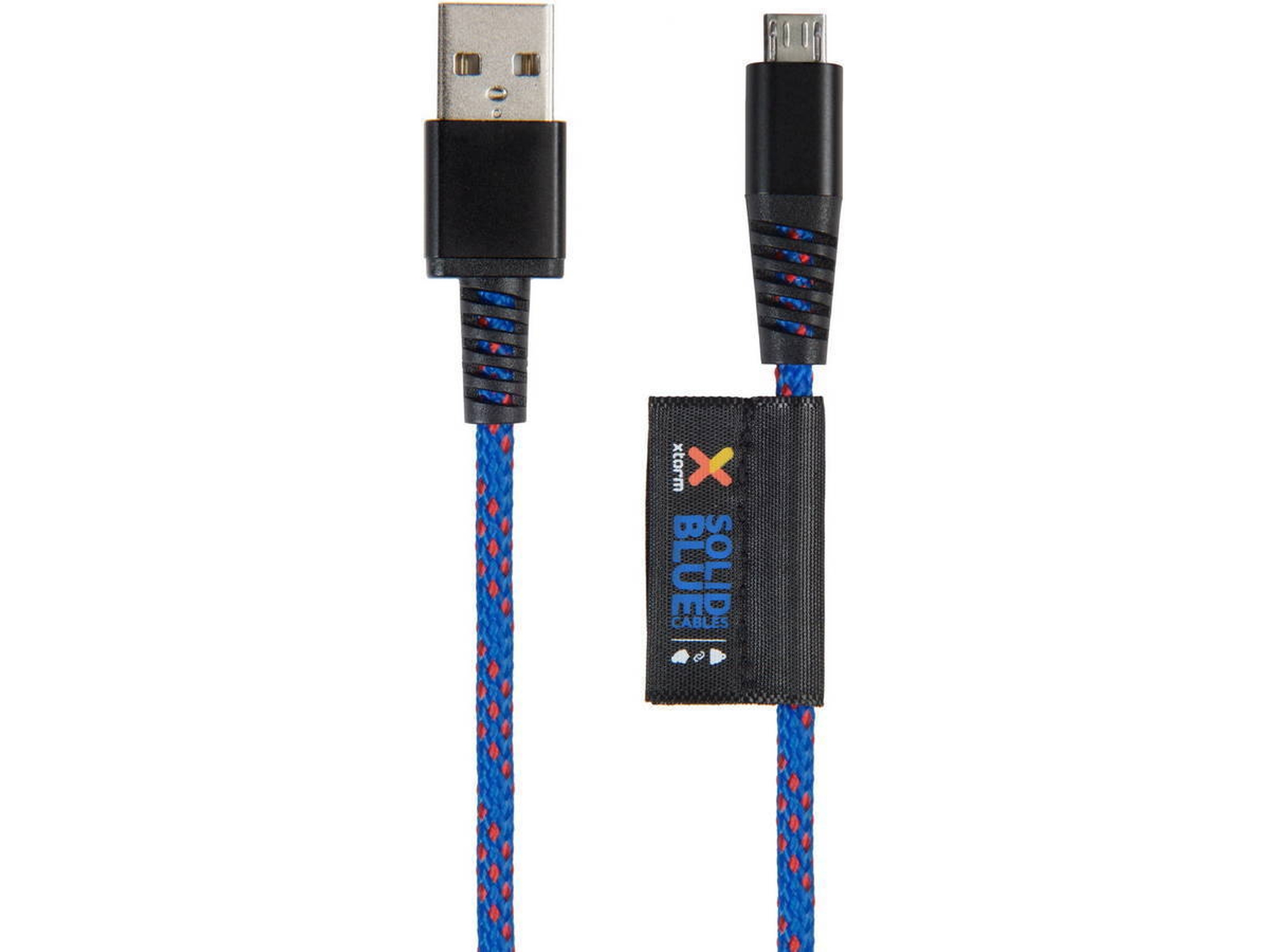 Cable XTORM CS010 (USB - Micro-USB - 1m - Azul)