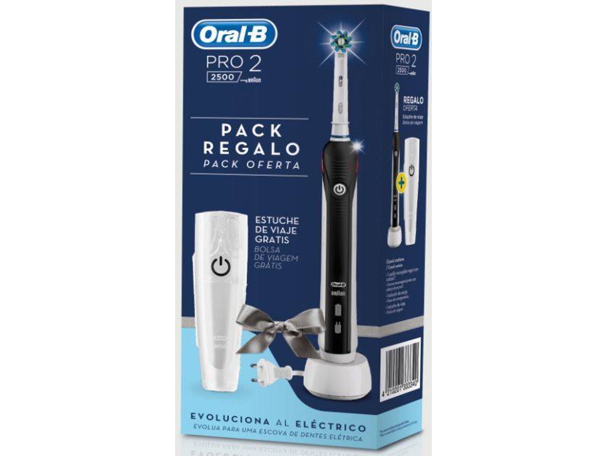 Cepillo de Dientes Eléctrico ORAL B Pro 2500 Negro