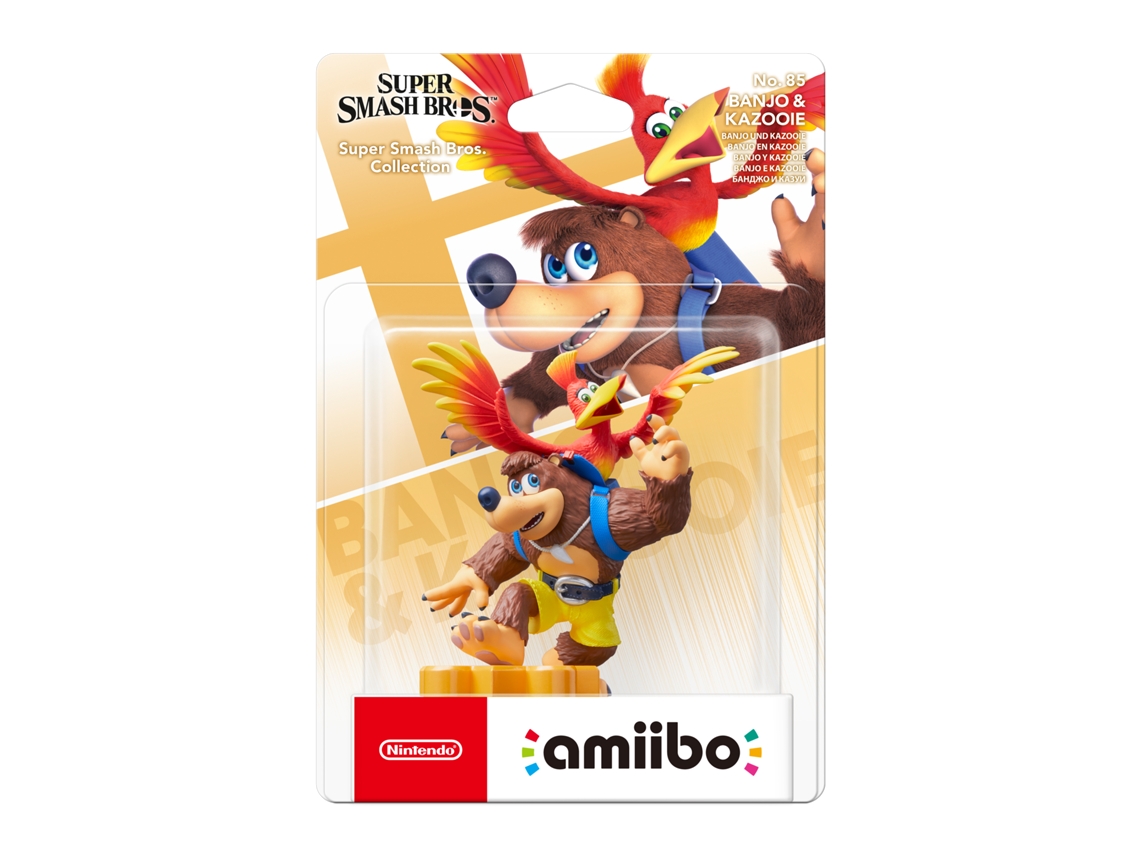 Figura Amiibo Banjo Kazooie (Colección Super Smash Bros.)