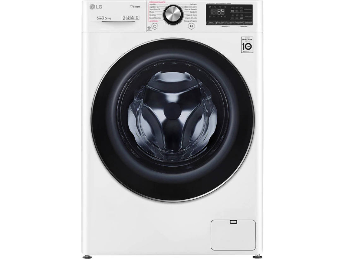 Lavadora LG F4WV7009S1W (9 kg- 1400 rpm - Blanco)