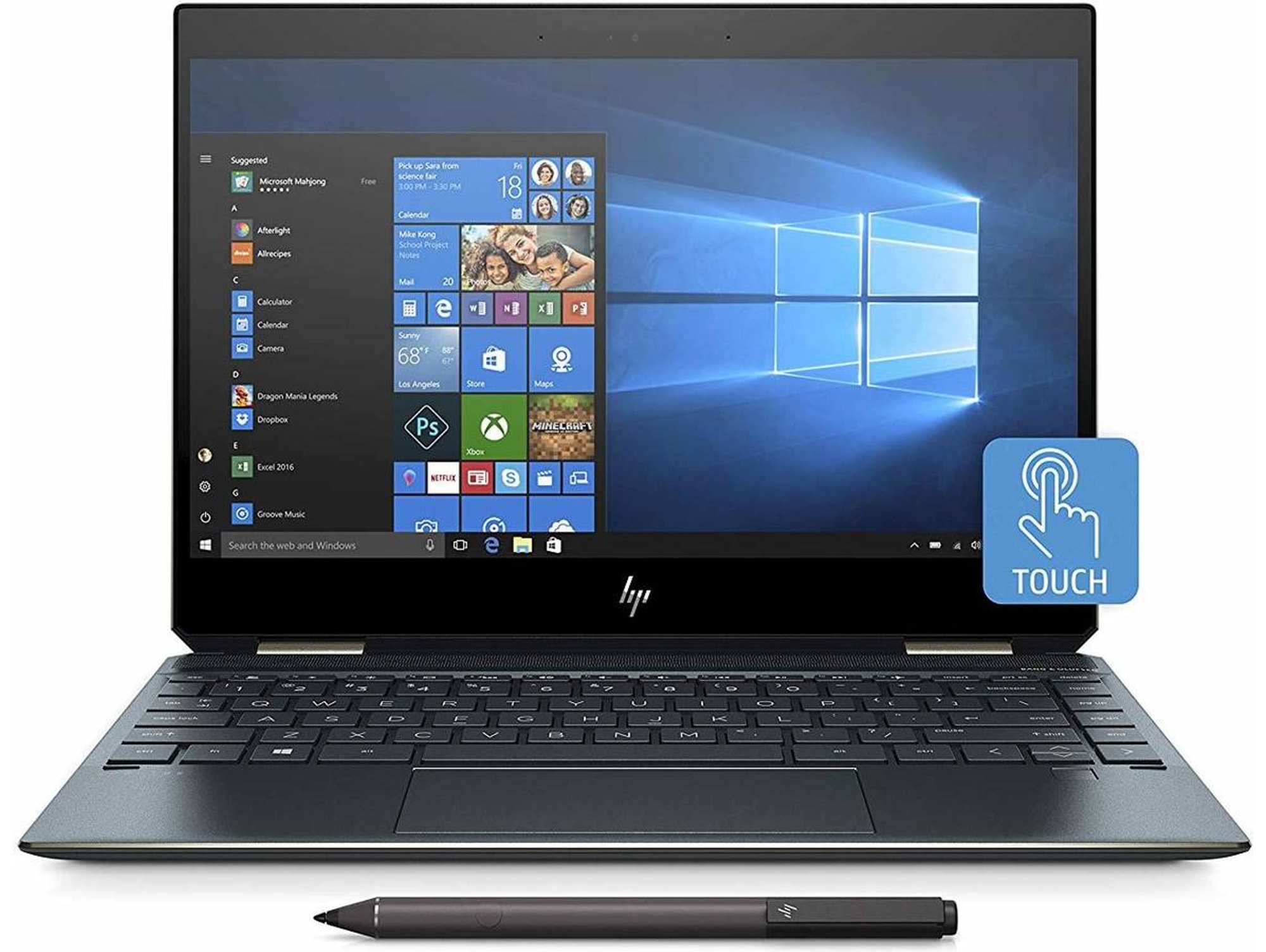 Portátil Convertible 2 en 1 HP Spectre x360 - 13-AP0000NS (13.3'' - Intel Core i5-8265U - RAM: 8 GB - 256 GB SSD - Intel UHD 620)