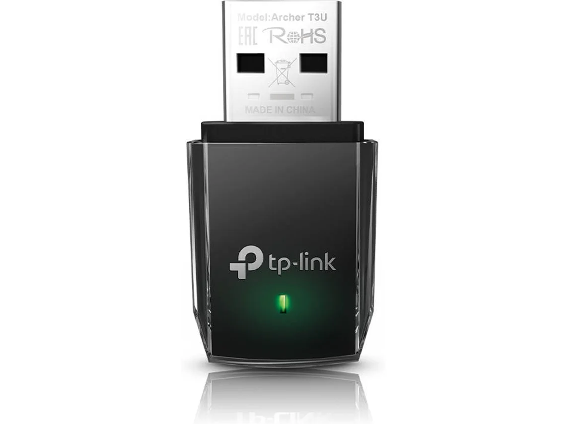 Adaptador USB Wi-Fi TP-LINK Archer T3U (AC1300 - 400 + 867 Mbps)