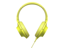 Auriculares con Cable SONY Mdr100Aapy (Over Ear - Micrófono - Amarillo)
