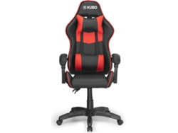 Silla Gaming KUBO Rojo (Hasta 130 kg - Elevador a Gás Clase 3)