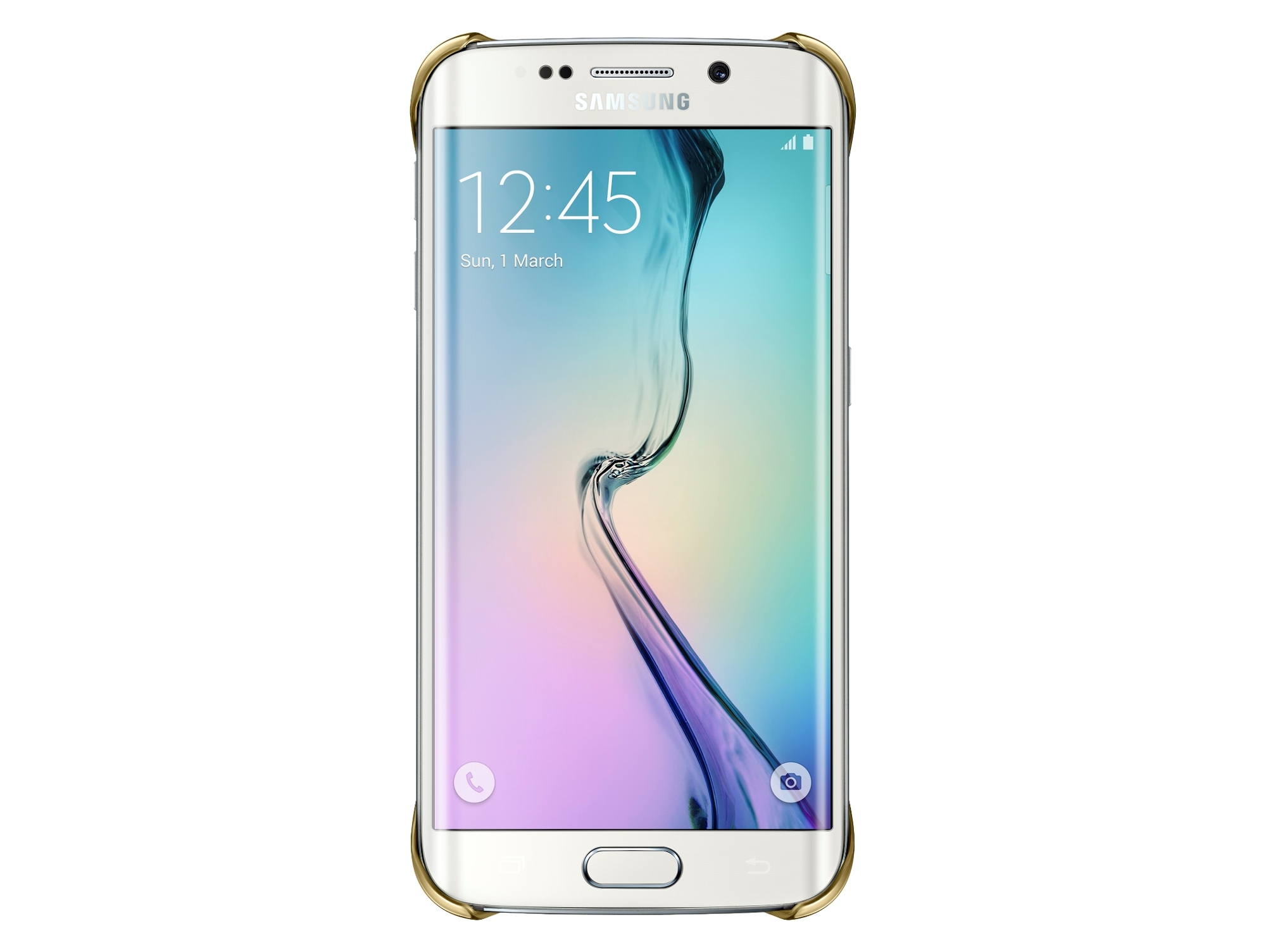 Carcasa SAMSUNG Galaxy S6 Clear Dorado