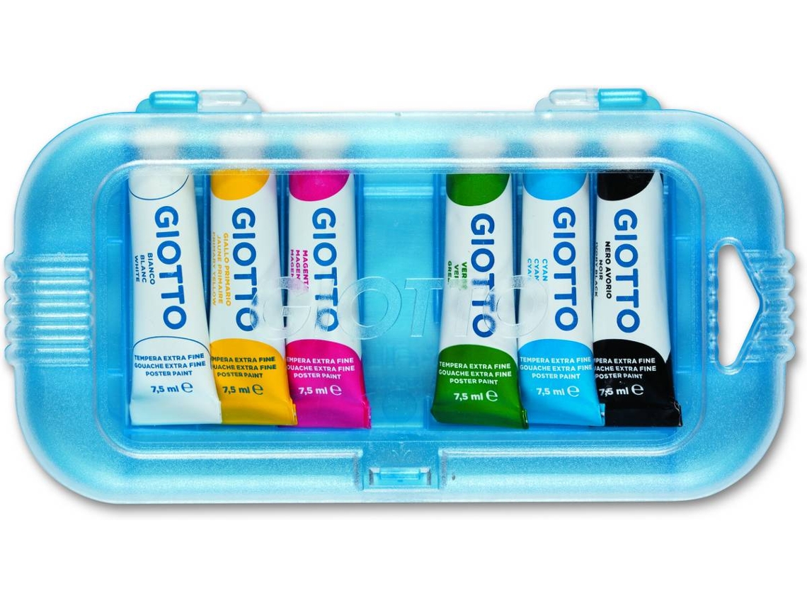 Gouache Escolar GIOTTO 6 Colores (7,5ml)