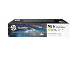 Cartucho original HP PageWide 981Y amarillo alto rendimiento