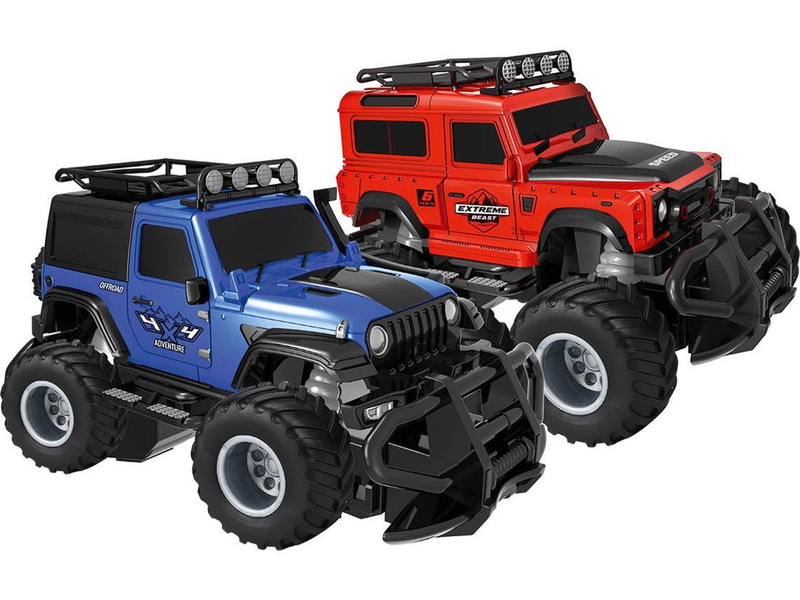 Coche Teledirigido EVARY A Escala 1:16, 4WD Y 40 Km/h, Con Dos Baterías De 2000 MAh Y Control De 2.4 GHz, Todo Terreno Para Jóvenes +12 Años