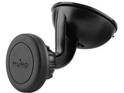 Soporte coche magnético PURO Ventosa Universal hasta 6'' Negro