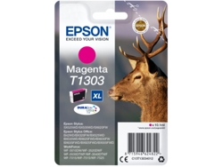 Cartucho de tinta original EPSON T1303, Ciervo 10,1 ml, Magenta, XL, C13T13034012